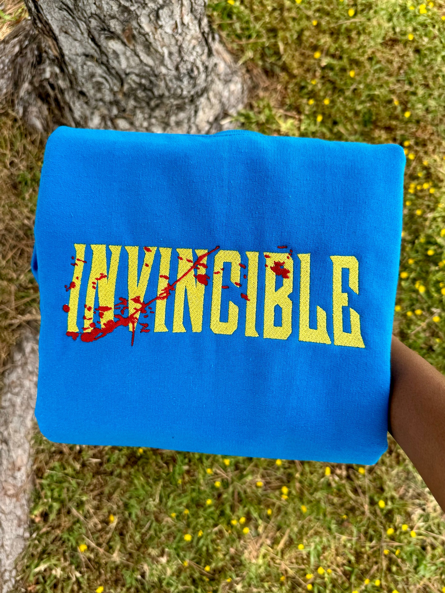INVINCIBLE EMBROIDERED HOODIE 🩸